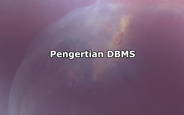 Pengertian DBMS