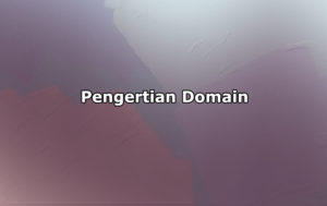 Pengertian Domain, Jenis-Jenis dan Fungsi Domain