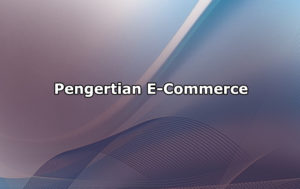 Pengertian E-Commerce, Jenis-Jenis dan Manfaat E-Commerce